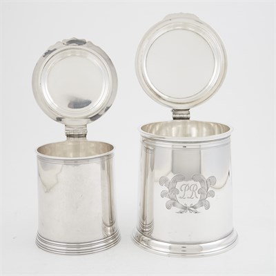 Lot 396 - Two Tiffany & Co. Sterling Silver Covered...