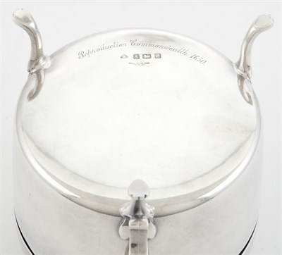 Lot 299 - English Sterling Silver Covered Tankard Adie...