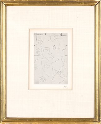 Lot 159 - Henri Matisse BUSTE, ROBE FLEURIE (D. 137)...