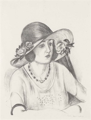 Lot 157 - Henri Matisse LA CAPELINE DE PAILLE D'ITALIE...