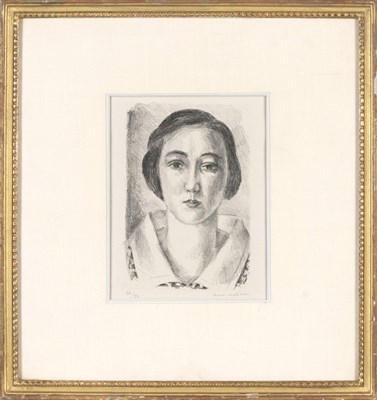 Lot 156 - Henri Matisse (1869-1954) JEUNE FILLE EN ROBE...