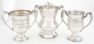 Lot 292 - Group of Three American Sterling Silver...