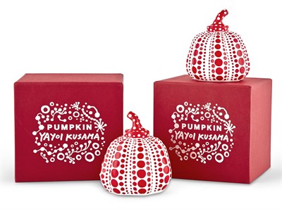 Lot 55 - Yayoi Kusama Japanese, b. 1929 Pumpkins (pair)...