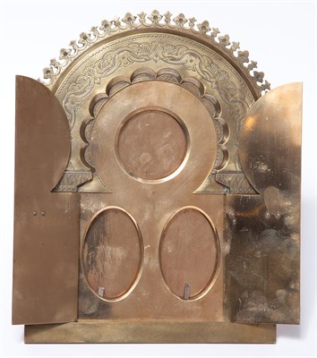 Lot 286 - Brass Photograph Frame Probably Russian,...