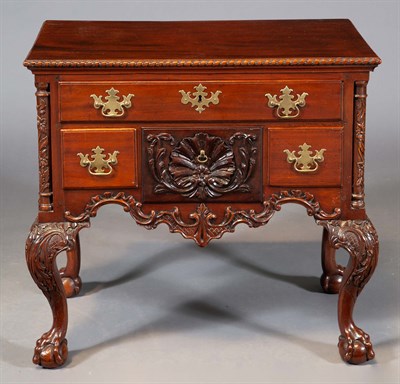 Lot 398 - Chippendale Style Mahogany Dressing Table In...
