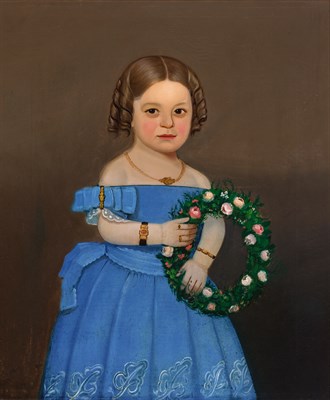 Lot 3 - American School 19th Century Portrait of...