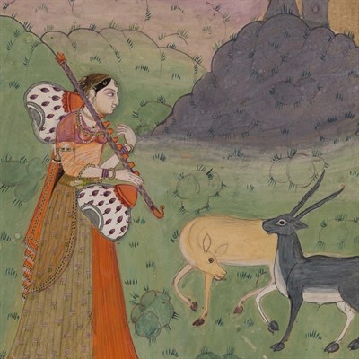 Lot 56 - Indian School Provincial Mughal, early 19th...