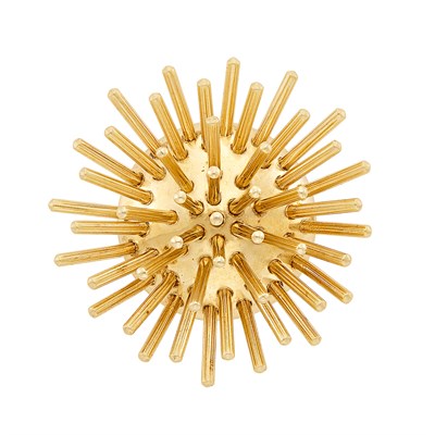 Lot 210 - Gold 'Sputnik' Clip-Brooch, Cartier