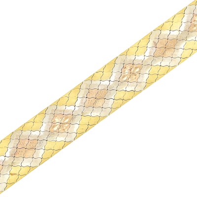 Lot 268 - Tricolor Gold Bracelet