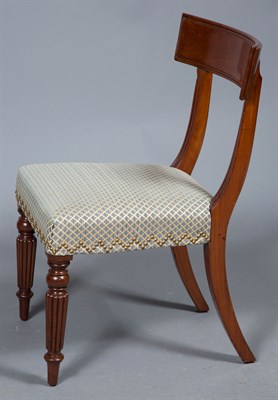 Lot 473 - Set of Ten Regency Mahogany Dining Chairs in...