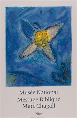Lot 138 - After Marc Chagall THE BLUEBIRD; BAY OF NICE...