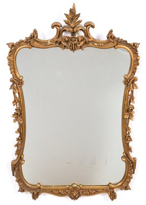 Lot 199 - Rococo Style Giltwood Mirror Height 43 1/2...
