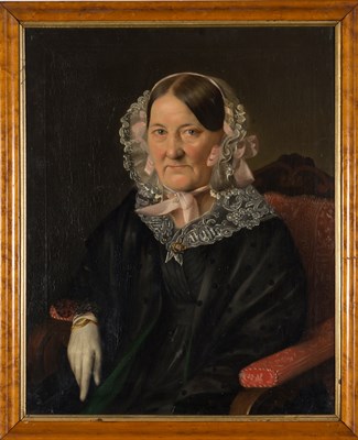 Lot 1 - American School 19th Century Portrait of a Ida...