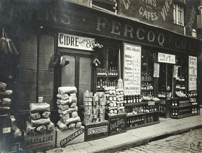 Lot 1 - EUGENE ATGET AND BERENICE ABBOTT Marché des...