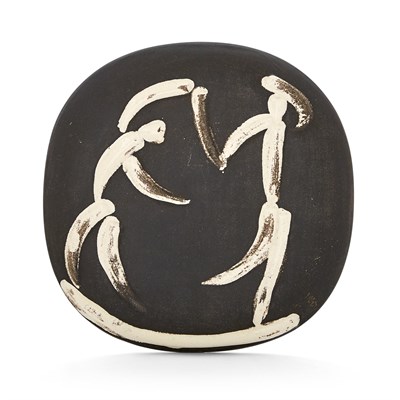 Lot 198 - Pablo Picasso DANSEURS (A.R. 388) Painted and...