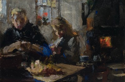 Lot 1047 - Martha Walter American, 1875-1976 The Lesson...