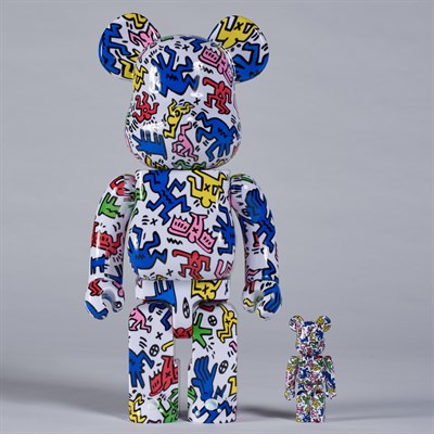 Lot 7 - After Keith Haring Bearbrick 100% & 400%, 2018...