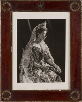 Lot 214 - Russian Parcel-Gilt Mahogany Photograph Frame...