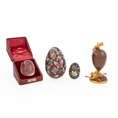 Lot 232 - Miscellaneous Group of Four Eggs Comprising...