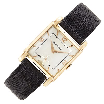 Lot 379 - Rose Gold Wristwatch, Jaeger LeCoultre