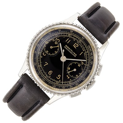 Lot 375 - Stainless Steel Chronograph Wristwatch, Breitling