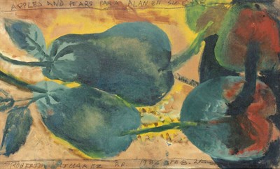 Lot 46 - Robert Juarez American, b. 1952 Apples and...