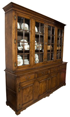 Lot 93 - Welsh Style Oak Dresser Height 7 feet 4 1/2...