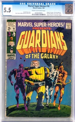 Lot 11 - Marvel Super-Heroes issue #18, 1969, with...