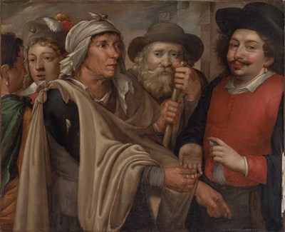 Lot 31 - Dutch School 18th/19th Century A Palmreader...
