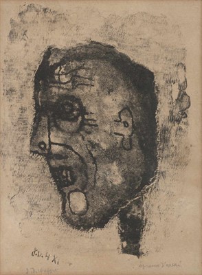 Lot 2119 - Jean Dubuffet (1901-1985) PROFIL VIRIL (WEBEL...