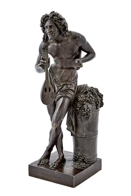 Lot 364 - Patinated Bronze Figure of L'improvisateur...