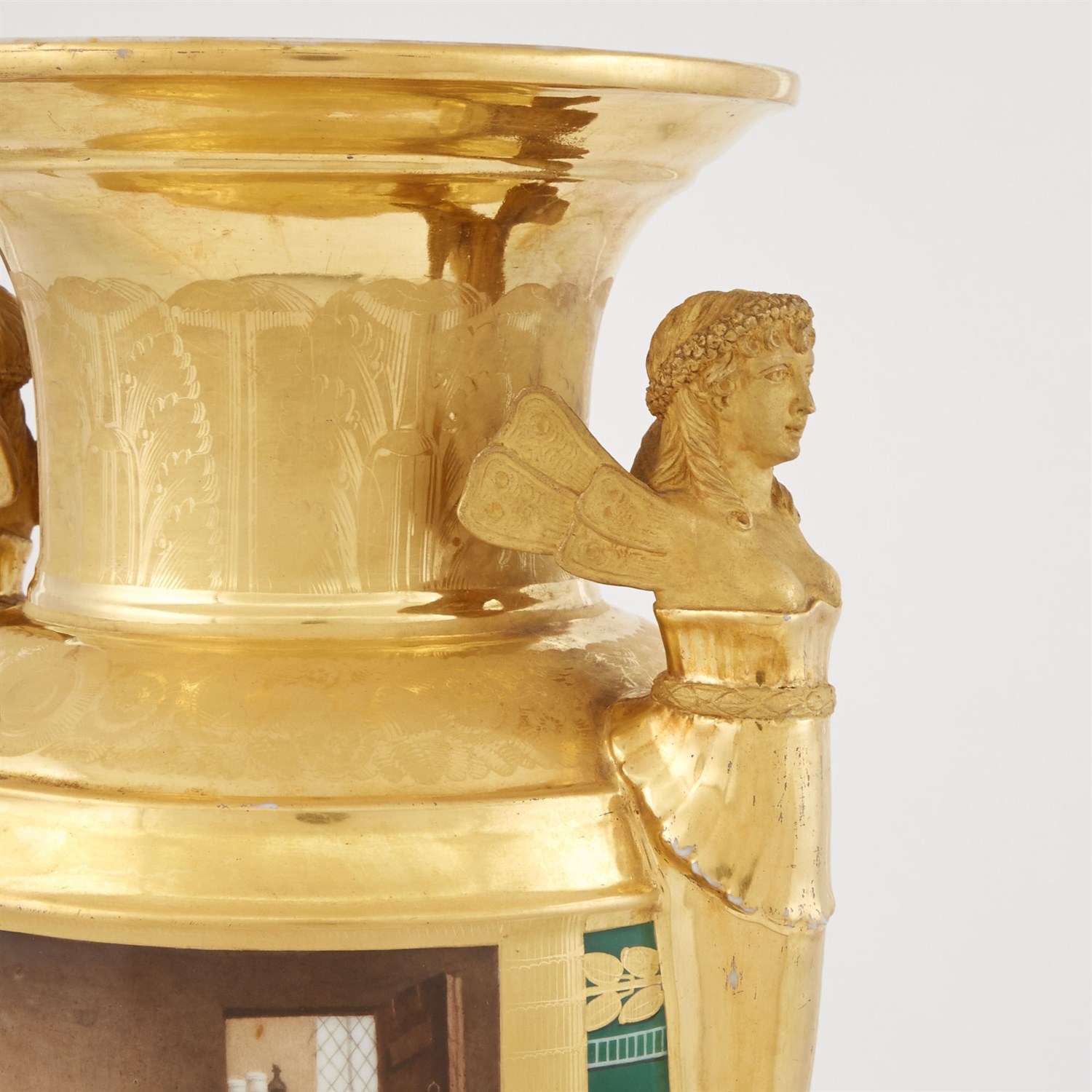 Lot 156 - Russian Porcelain Two-Handled Vase Circa 1830...