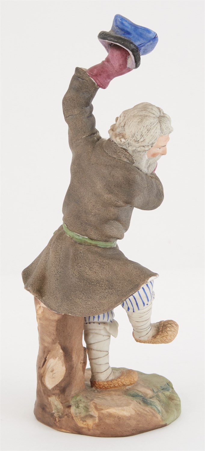 Lot 118 - Russian Biscuit Porcelain Figure of a Dancing...