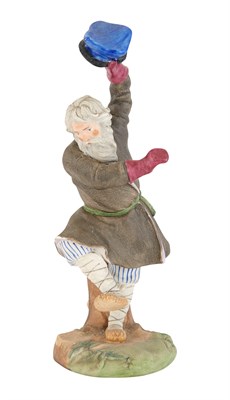 Lot 118 - Russian Biscuit Porcelain Figure of a Dancing...