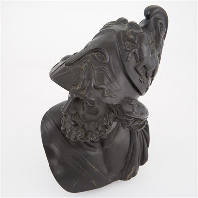 Lot 397 - Patinated Bronze Bust of Menelaus After the...