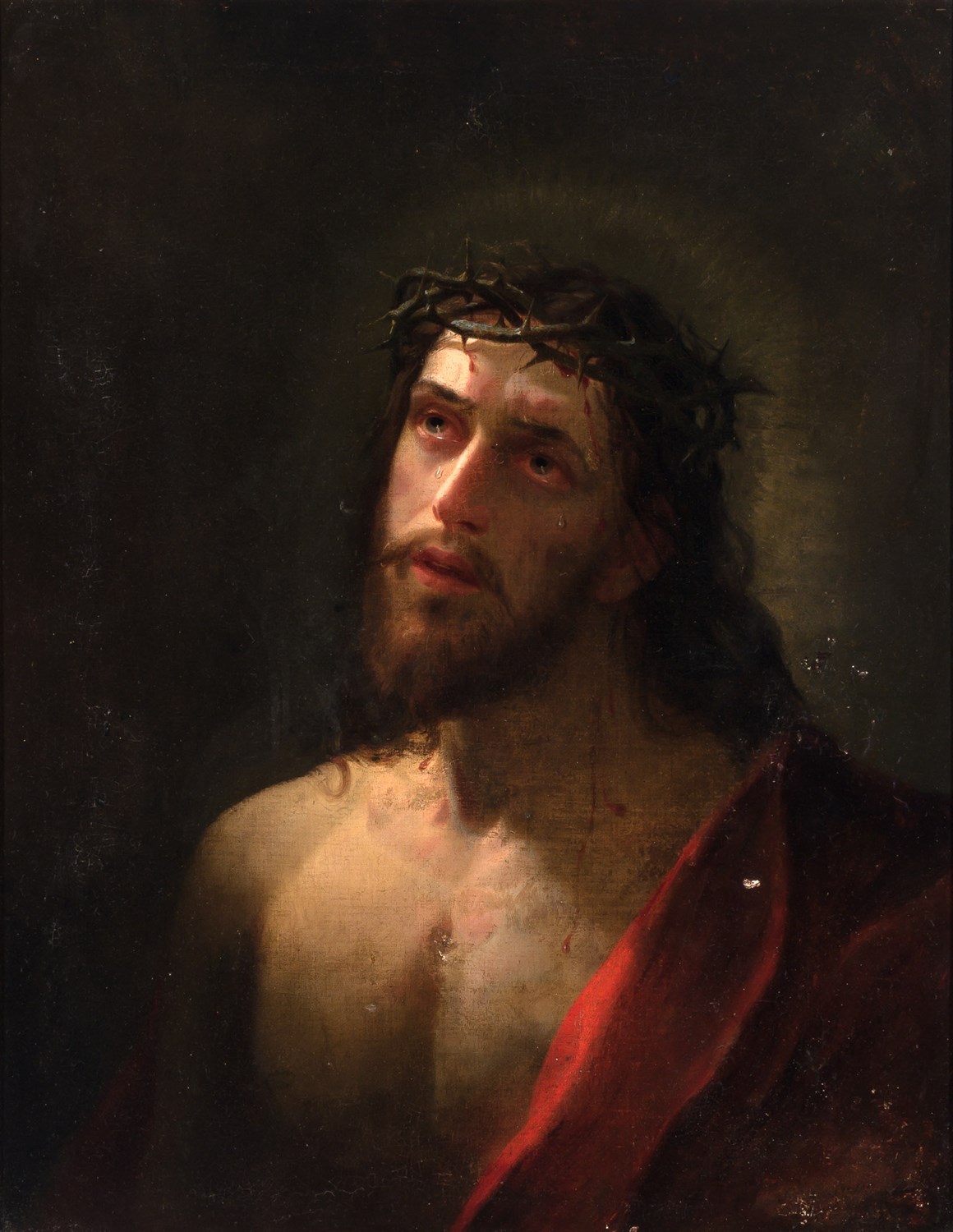 Lot 98 - Russian School 19th Century Christ Crowned...