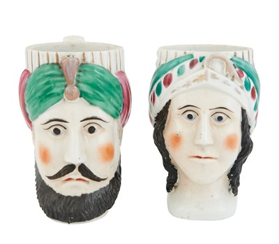 Lot 124 - Two Russian Porcelain Mugs Kuznetsov...