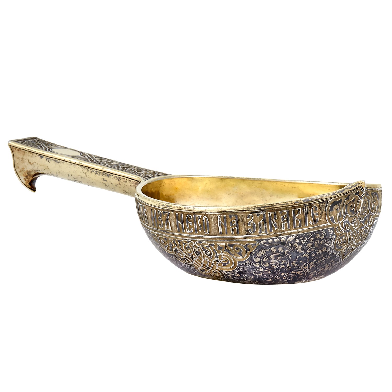 Lot 112 - Russian Silver-Gilt and Niello Kovsh Vasilii...
