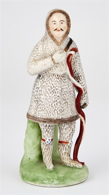 Lot 142 - Russian Porcelain Figure of a Nenets (Samoyed)...