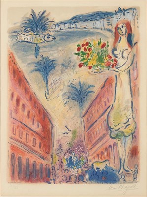 Lot 40 - After Marc Chagall AVENUE DE LA VICTOIRE À...