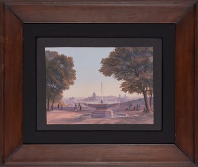 Lot 13 - Carlo Bossoli Swiss, 1815-1884 View of Rome...