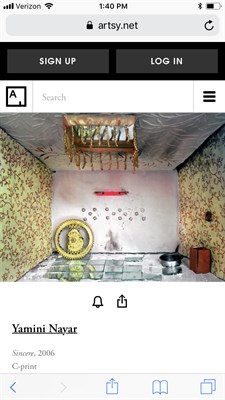 Lot 56 - Yamini Nayar American, b. 1975 Sincere, 2006 C-...