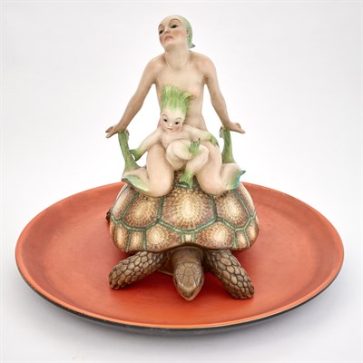 Lot 218 - Helen König Scavini for Lenci Hand-Painted and...