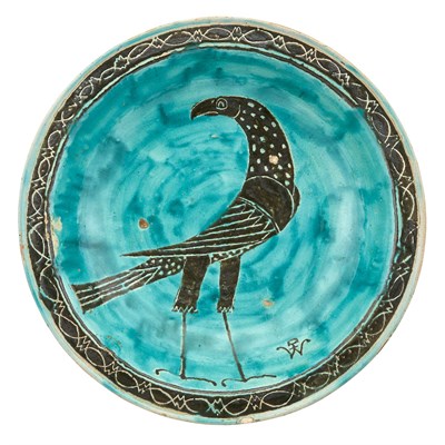 Lot 177 - William Hunt Diederich Hand-Painted and Glazed...
