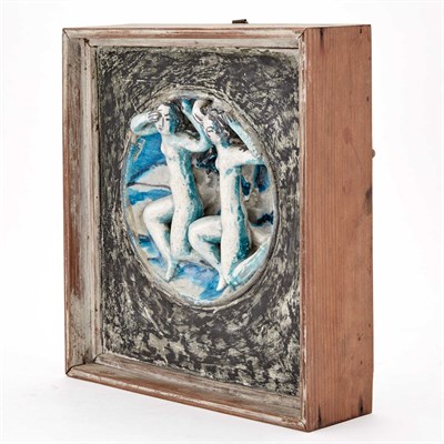 Lot 198 - Max Läuger Plaster Set Glazed Ceramic Nude...