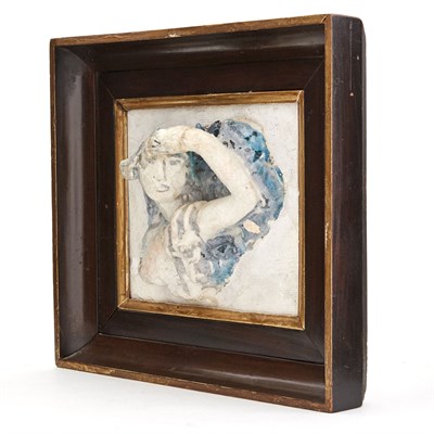 Lot 196 - Max Läuger Plaster Set Glazed Ceramic Relief...