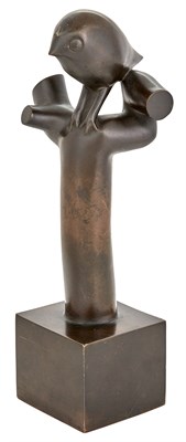 Lot 180 - Bronze Figure of a Bird Perched on a Branch...
