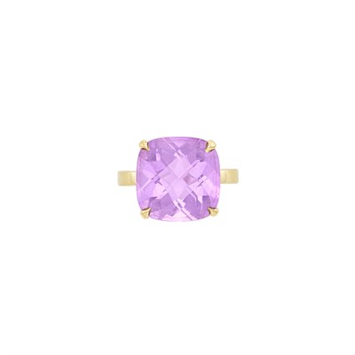 Lot 442 - Gold and Amethyst Ring, Tiffany & Co.