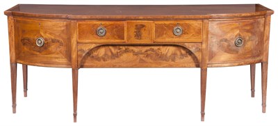 Lot 300 - George III Banded Mahogany Sideboard Height 36...