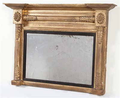 Lot 161 - American Classical Giltwood Mirror Height 20...
